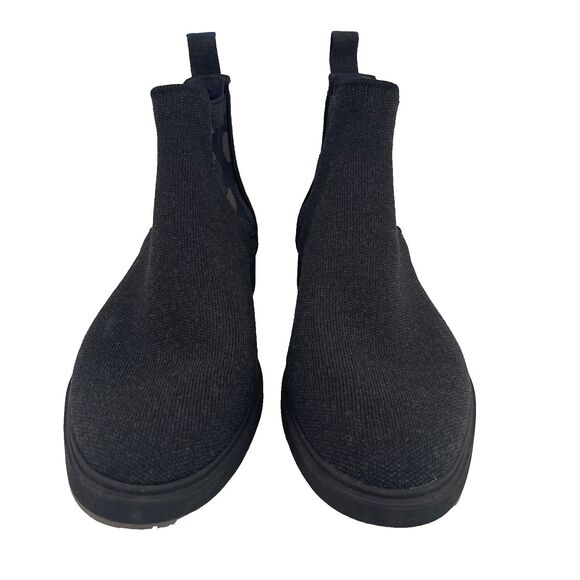 Rothys $259 Merino Wool Chelsea Ankle Boots Granite Gray Black Camo Mens Size 11 - Picture 3 of 8